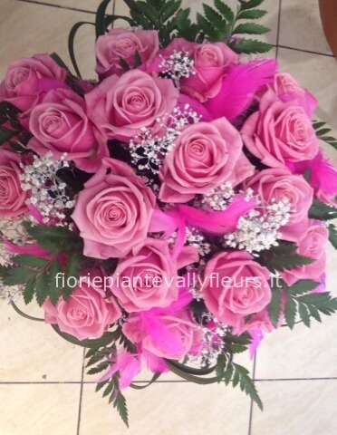 Bouquet di roselline rosa