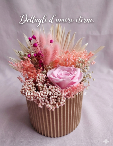 Flower box fiori secchi